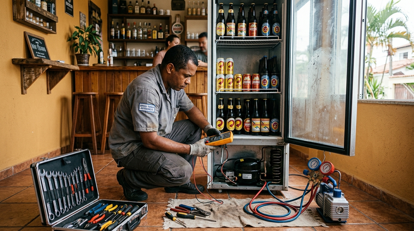 Cervejeira que não gela em Sorocaba‑SP