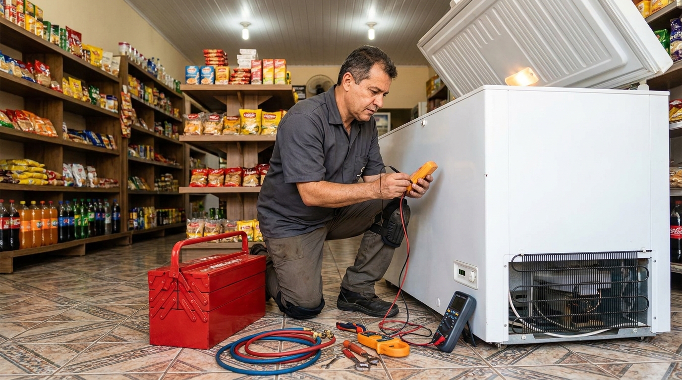Conserto de freezer no mesmo dia em Jaraguá do Sul‑SC
