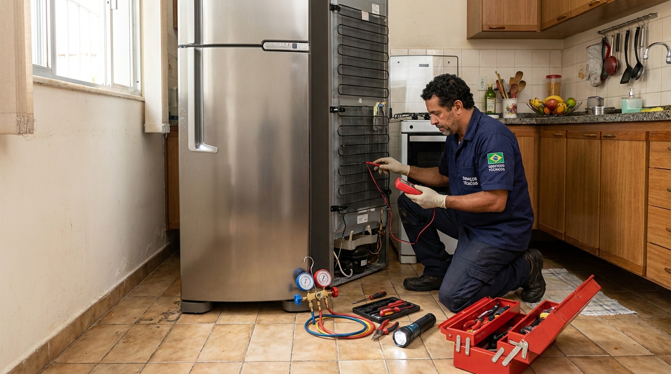Manutenção de geladeira em Presidente Prudente‑SP